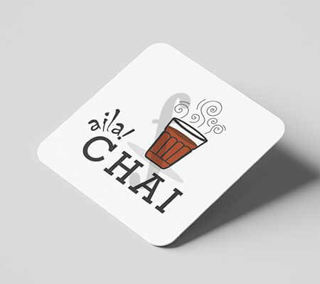 tea coaster personalized